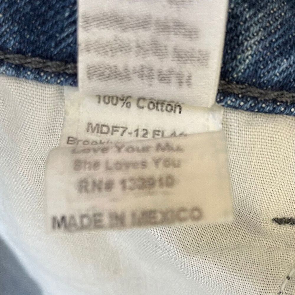 SHOW ME YOUR MUMU Womens Brooklyn Distressed Jeans NEW Sz 29 Straight Frayed-Hem - Picture 10 of 12